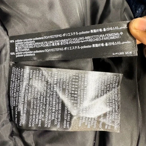 Zara Wolf Landscape Design‎ Borg Teddy Mock Neck Full Zip Fleece Jacket Size M - Picture 12 of 15